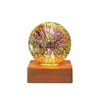 Crystal Ball Lamp with 3D Firework Effect - StarburstGlow