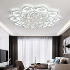 Crystal Lotus Ceiling Lamp - LumiLotus