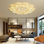 Crystal Lotus Ceiling Lamp - LumiLotus