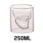 Crystal skull glass