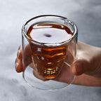 Crystal skull glass