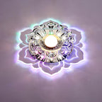 Elegant Crystal LED Ceiling Lamp with Modern Design