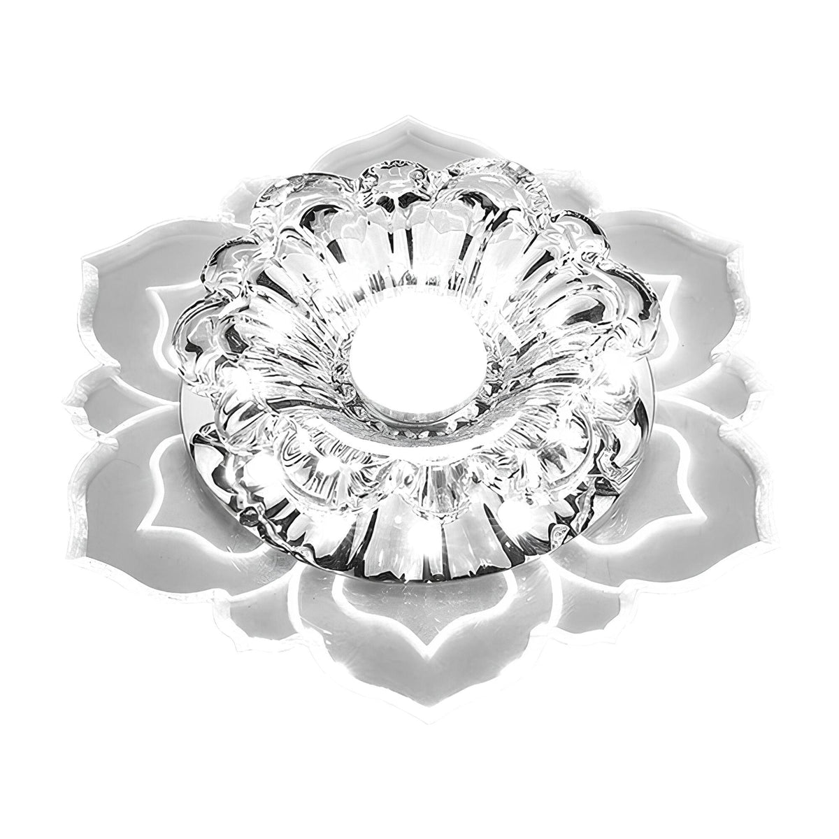 Elegant Crystal LED Ceiling Lamp with Modern Design