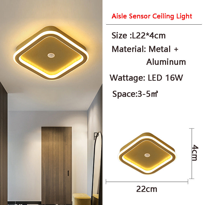 MotionGlide PIR Motion Sensor LED Ceiling Light | Smart Lighting | Energy Efficient | Perfect for Hallway & Bathroom
