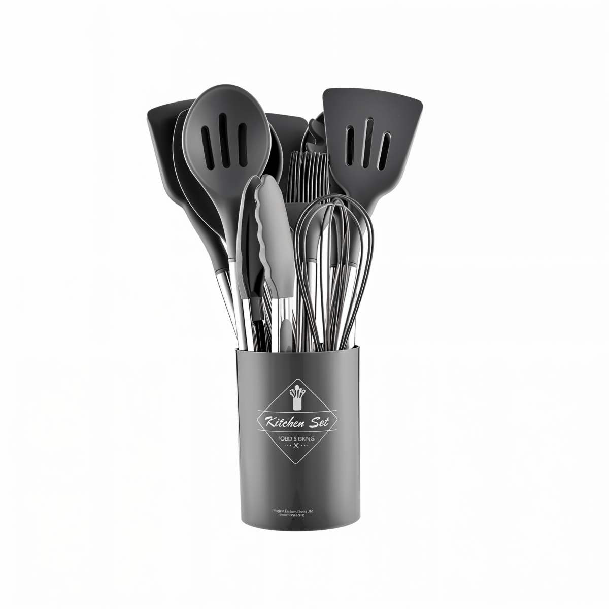 MEALMAKER SET – 12-Piece Silicone Kitchen Utensil Collection for Non-Stick Cooking