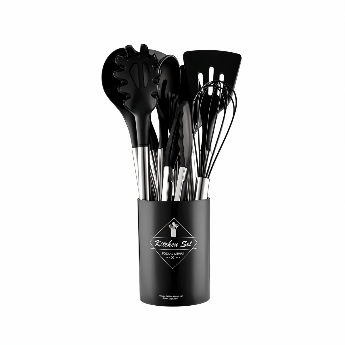 MEALMAKER SET – 12-Piece Silicone Kitchen Utensil Collection for Non-Stick Cooking