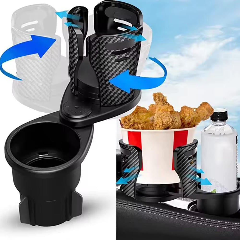Cupswivel – Dual Rotating Car Cup Holder for Drinks & Easy Access