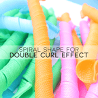 CURLIQUE – DIY Spiral Curls Hair Curler for Effortless, Heat-Free Curls