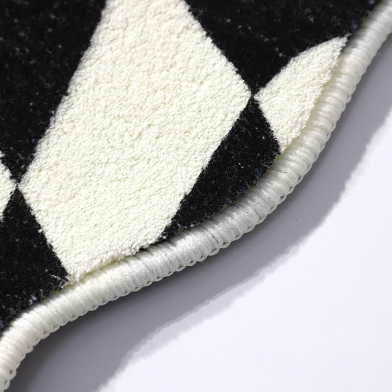 Curvy Checker Mini Tufted Carpet