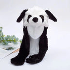 BunnyBounce Plush Hat with Moving Ears for Kids & Adults