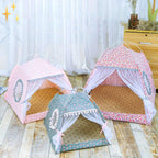 Cute Pet Tent with Curtains - PetTent