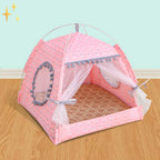 Cute Pet Tent with Curtains - PetTent
