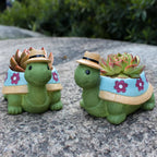 Cute Turtle Garden Plant Pot - TurtleBloom