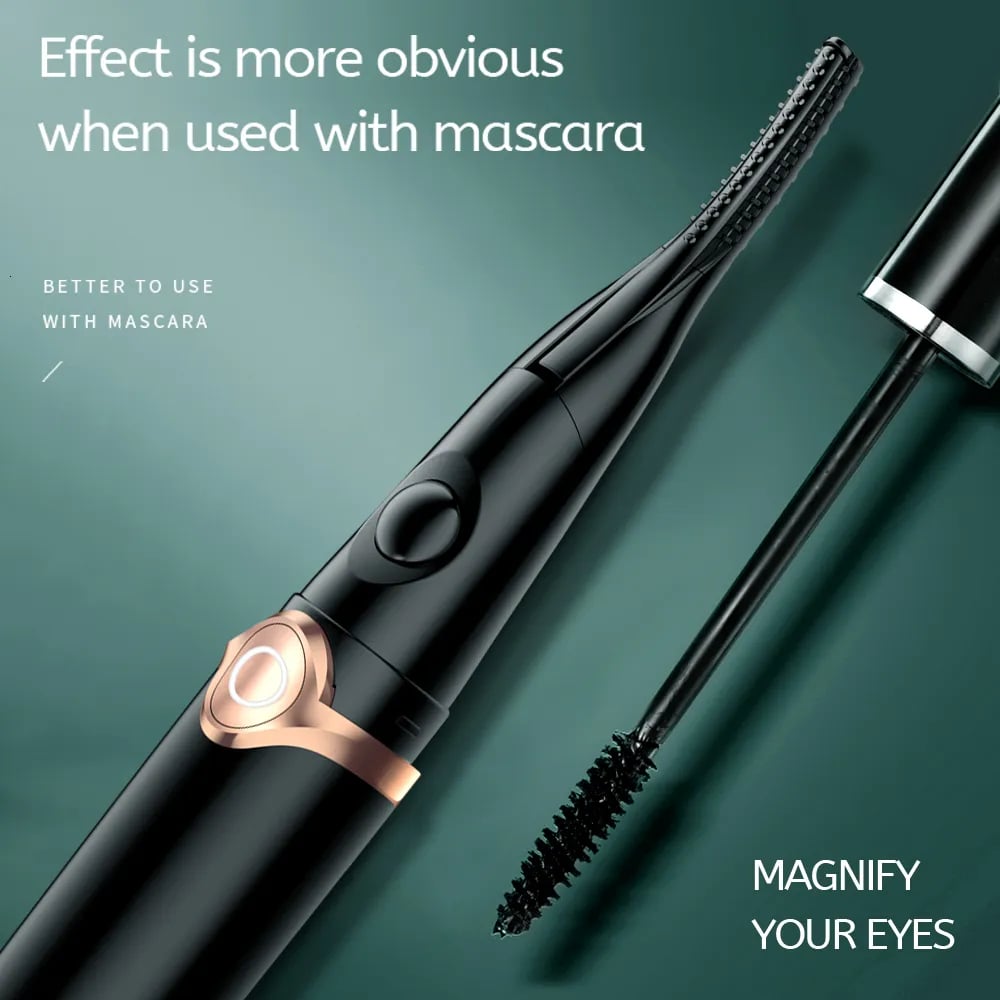 Rechargeable heated eyelash curler