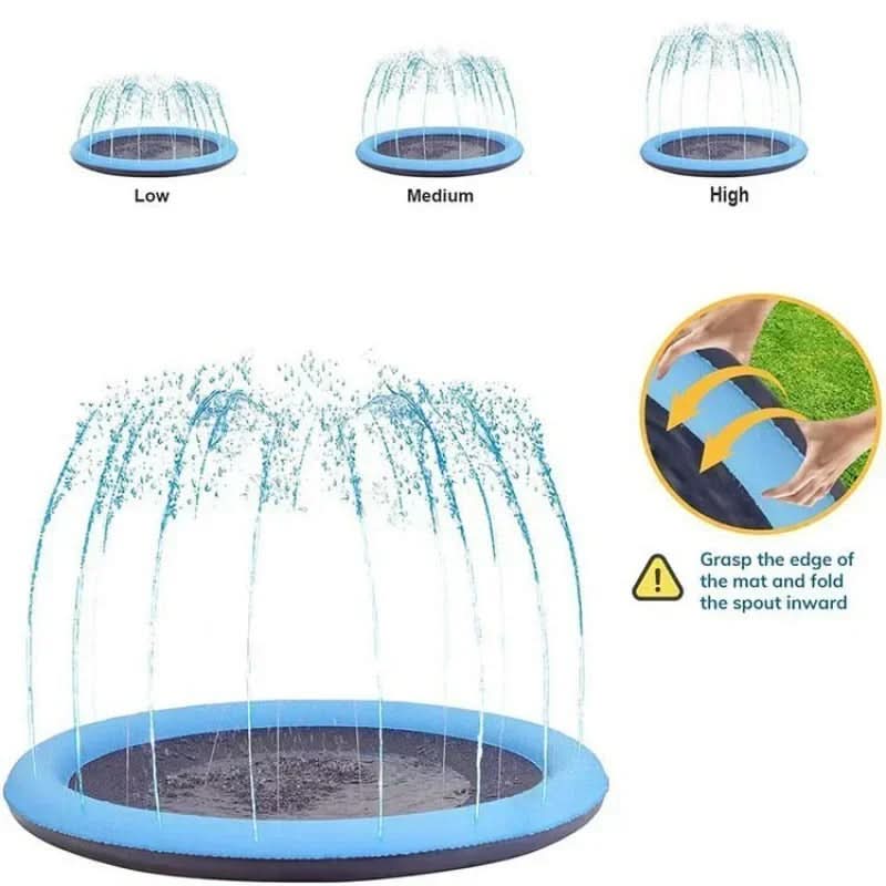 Interactive Water Mat for Dogs in Summer
