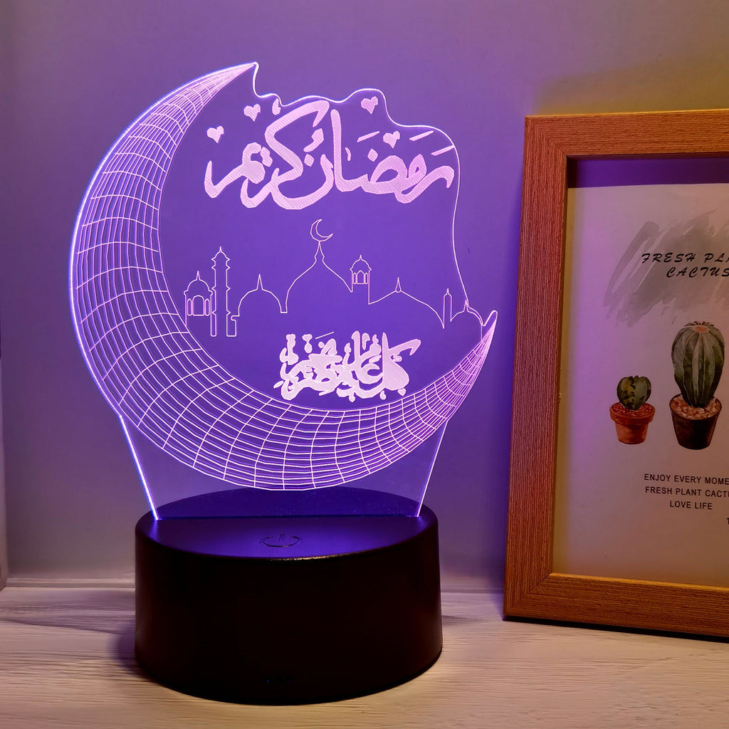MoonPalace - 3D Color Night Lamp Touch