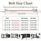Eptchn Leather Ratchet Belt With Adjustable Buckle CrackSlick