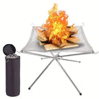 Foldable Campfire Stand - FireFlex