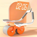 Ergonomic abdominal and core trainer for joint-friendly core training
