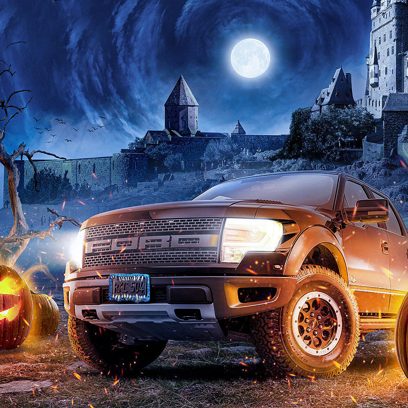 GrimmGlow — Transforms your vehicle into the shining star of every Halloween party!
