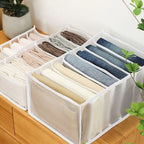 7 Grids Wardrobe Clothes Mesh Divider Organizer