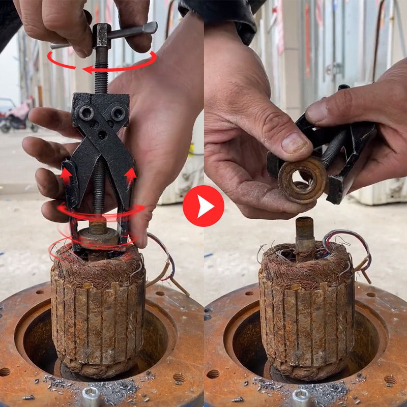JawPuller – Easy and secure removal of tightly seated bearings quickly