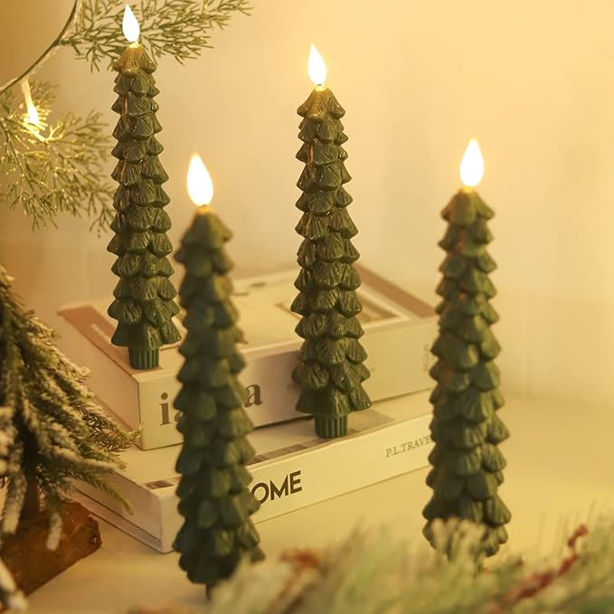 Flameless LED Candles with Remote Control – Realistic 3D Flickering Model LumaGlow