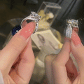 3-Carat Super Flash Moissanite Ring