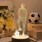 SportGlow - LED Table Lamp with 3D Football Design