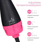 4-in-1 hairdryer & straightener for volume, shine & styling versatility