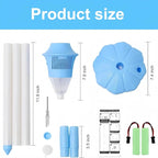 Bubble Lamp with LED Lights & Music | Portable Leak-Proof Party Decor | 30×19cm