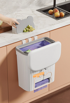 EcoBin Kitchen & Bathroom Wall Trash Can – 8.5L / 12L with Lid