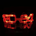 LED Glowing New Year Glasses 2025 Glitter Glasses For Party Evening Decoration
