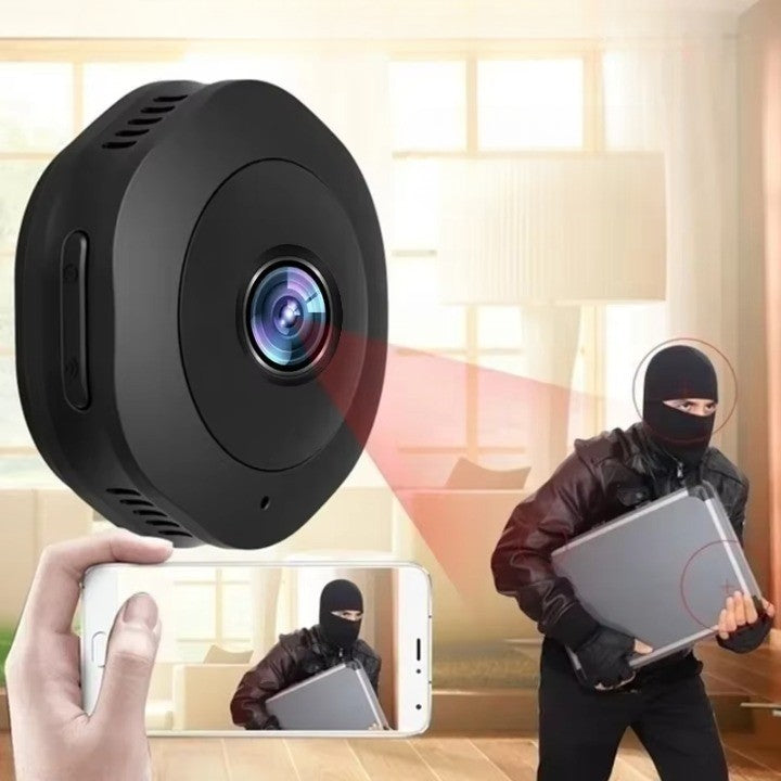 Mini 1080p WiFi Security Camera with Motion Detection and Smartphone Alerts