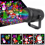 LED Christmas Projector Snowflake Light Show – Waterproof Outdoor Lamp with 16 Patterns