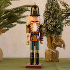 NutcrackerJoy - Wooden Nutcracker Soldier Figure for Timeless Christmas Charm