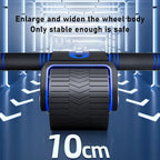 Roller - Non-slip abdominal trainer wheel with recoil function