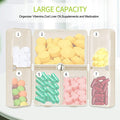Daily Pill Organizer – Portable 7-Compartment Box with Secure Magnetic Closure (3 Pieces)