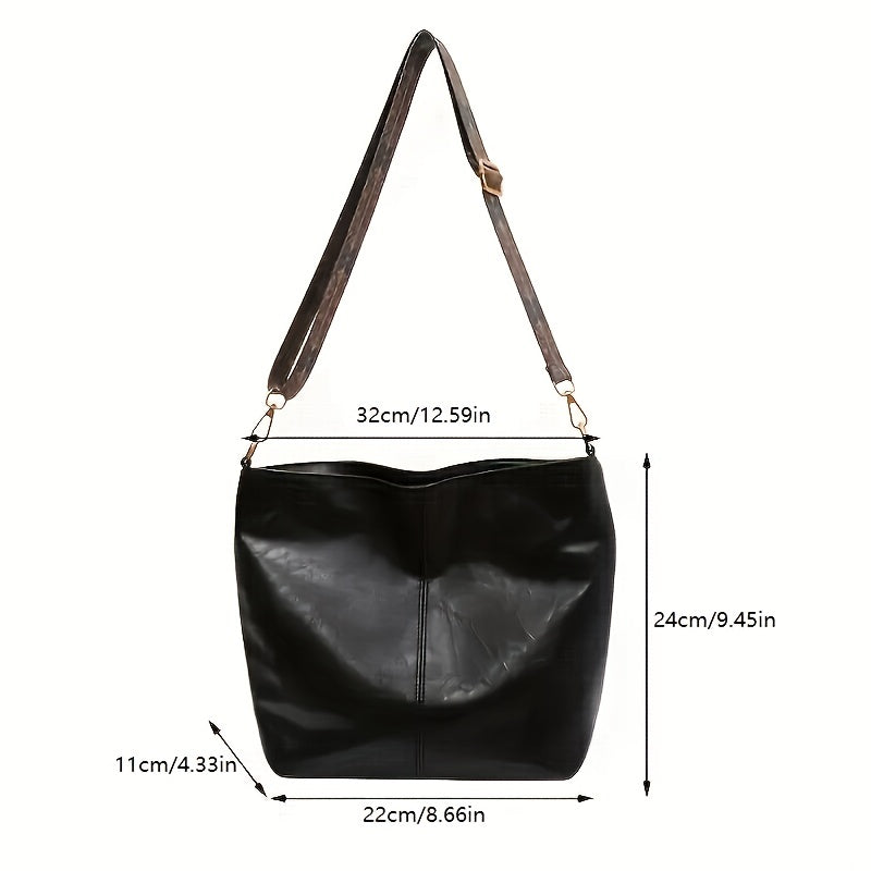 CityPure PU Messengerbag – White Urban Shoulder Bag with Zipper