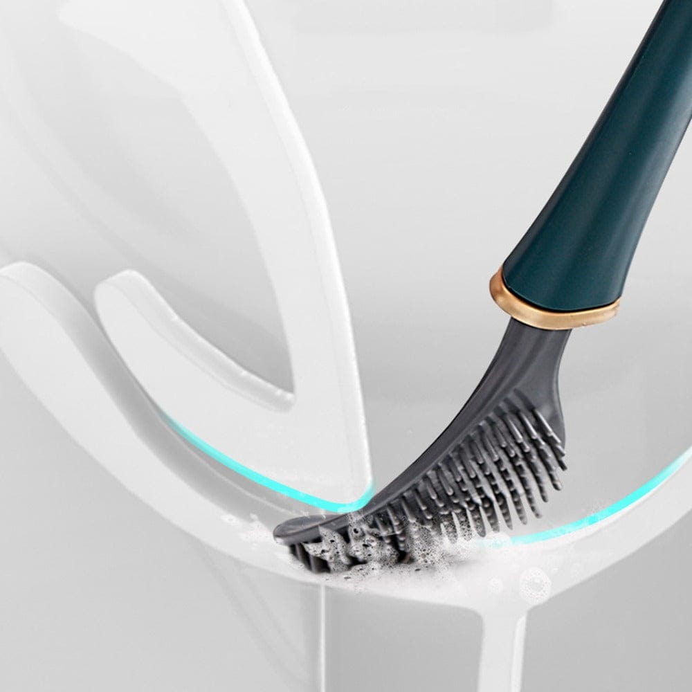 Modern flexible silicone toilet brush