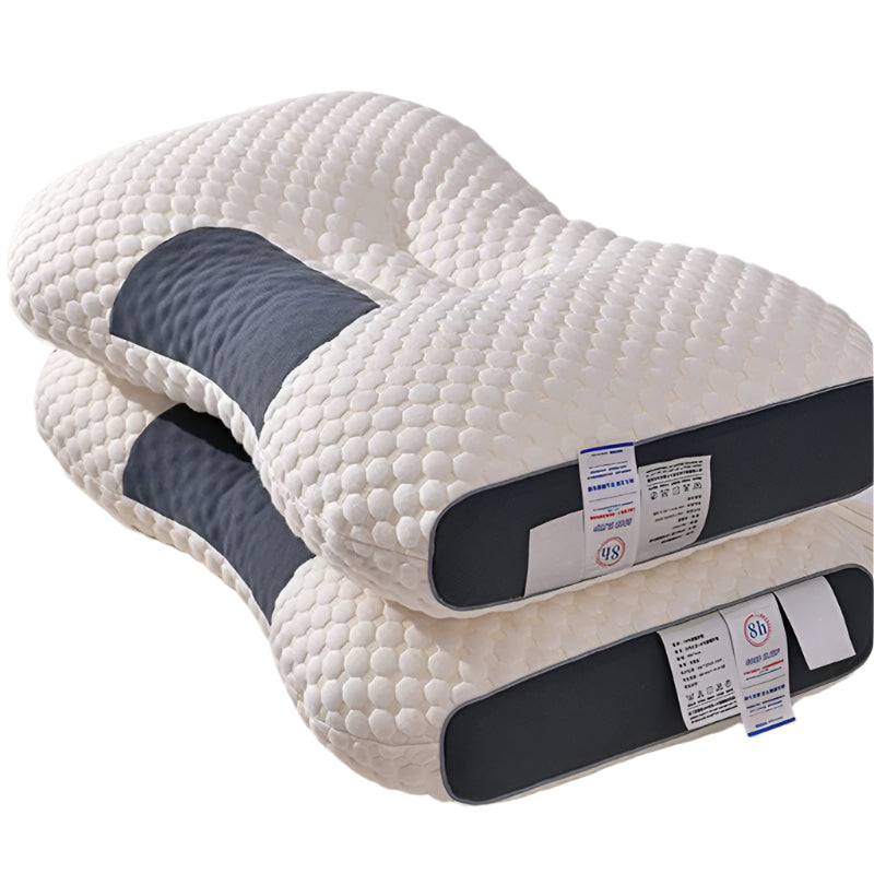 LuxiRest Antibacterial Massage Cushion | Ergonomic Neck Support for Revitalizing Sleep and Relaxation