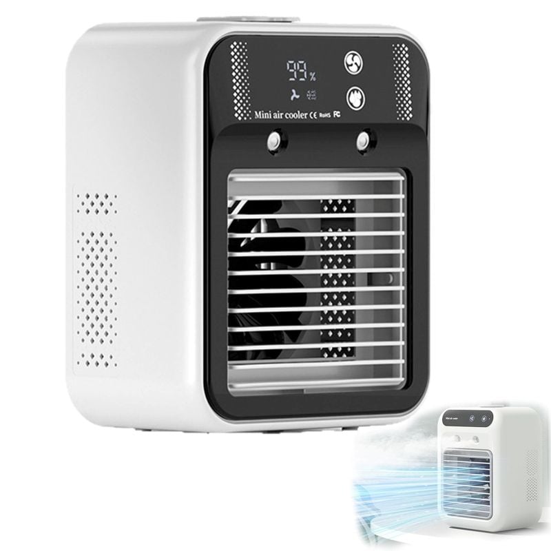 Portable 3-In-1 Cooling Fan with 2-Speed Mist