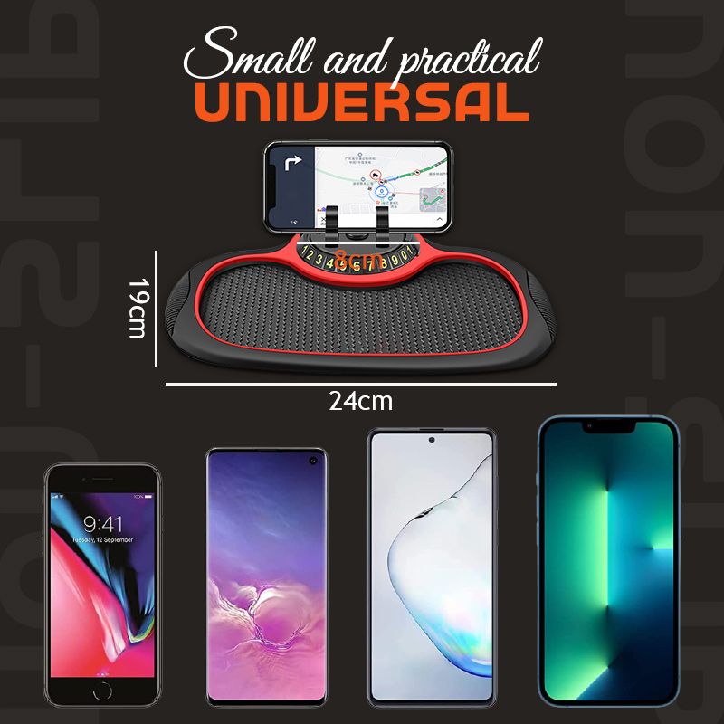 Anti-slip mat for mobile phone holder