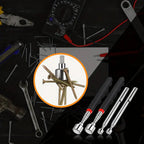 3-in-1 Telescopic Magnetic Grabbing Tool – Stainless Steel, Non-Electric