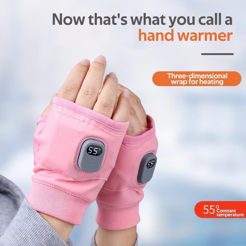 Wearable heating gloves