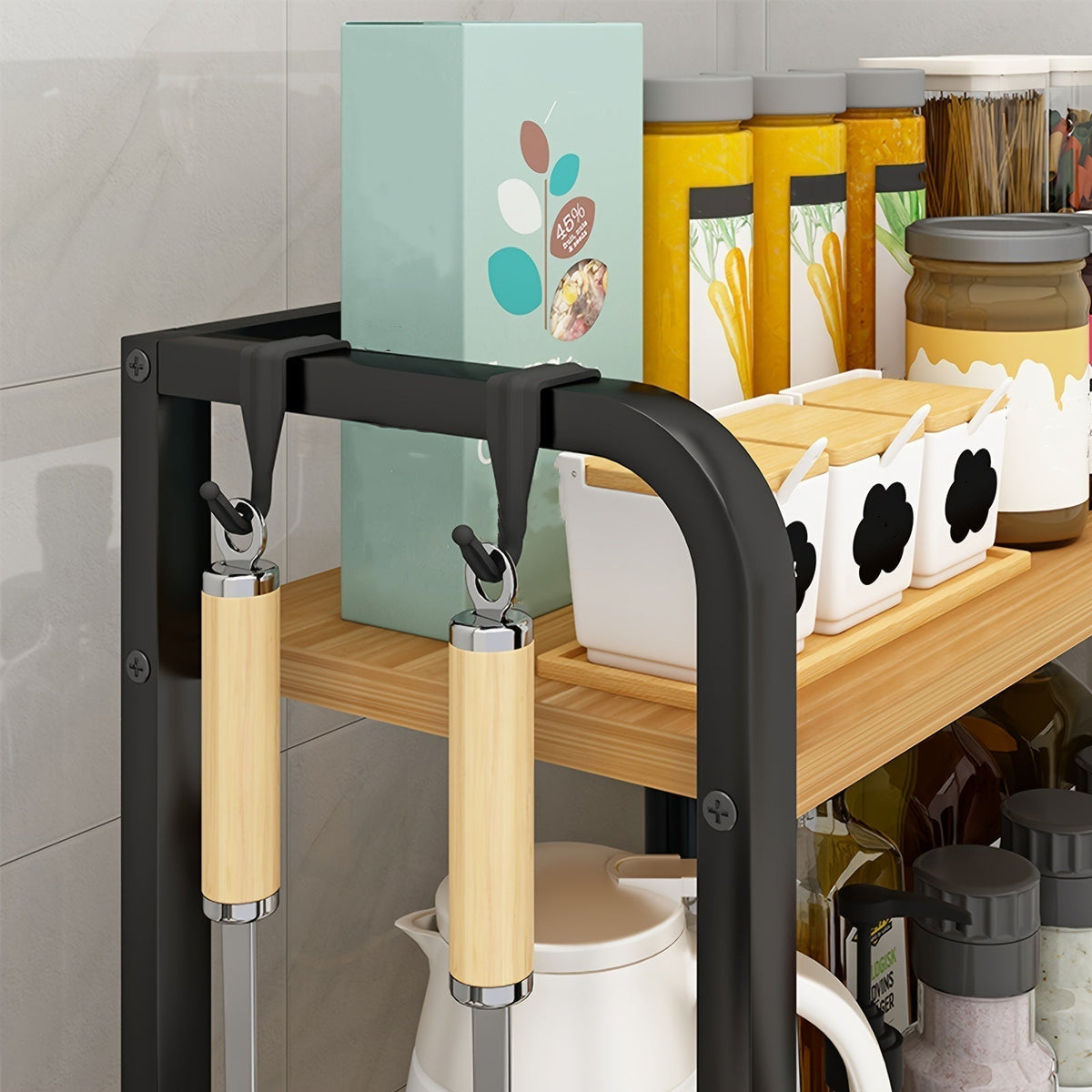Mara Stainless Steel Kitchen Storage Rack – Compact, Stylish & Durable