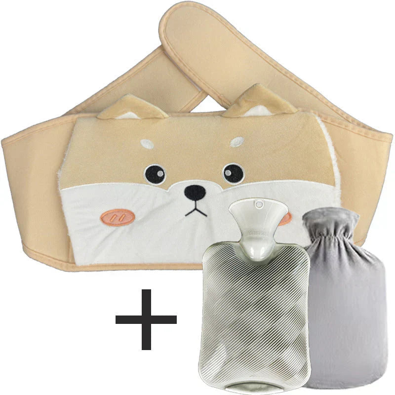 WarmCush – Reusable Plush Hot Water Bottle with Hip Cushion