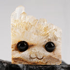 Hand-Carved Natural Crystal Hedgehog