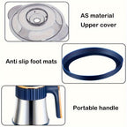 Stainless Steel Food Processor – Powerful Meat Grinder & Vegetable Chopper (5L, 5000 RPM)