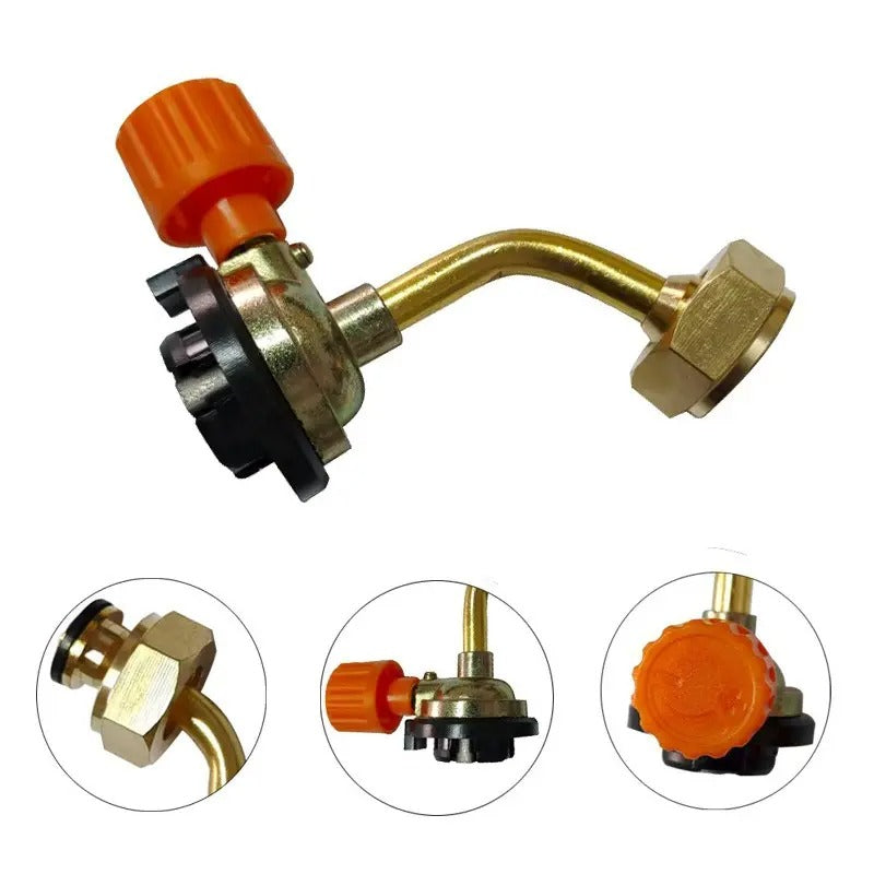 Hose-Free Gas Refill Adapter